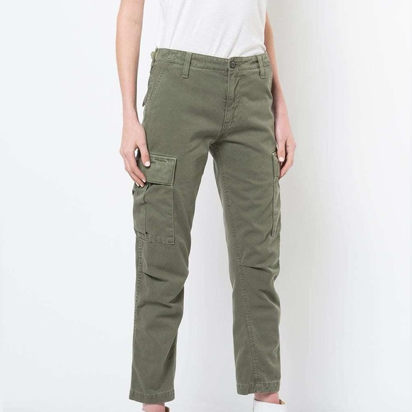RE/DONE Cropped Cargo Trousers - Picture 1 of 5